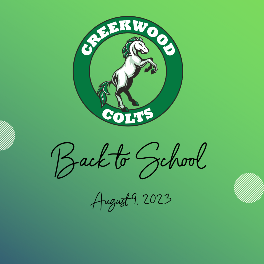 Welcome Back to School | Creekwood Middle School