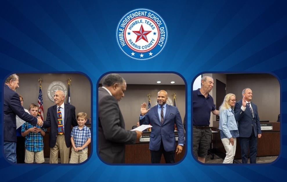 Recently Elected School Board Members Take The Oath Of Office Humble 