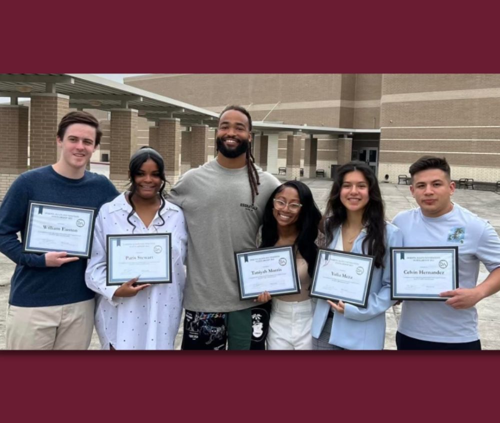 Former Summer Creek Football Player Dakota Allen Awards Scholarships to